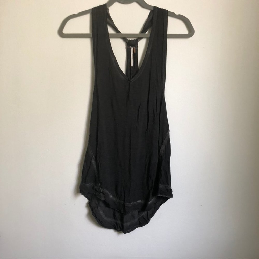 Free People Nectarine Tank Black Size S